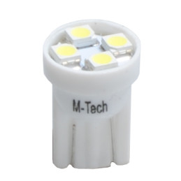 LED L017W - W5W 4XSMD3528 Alb