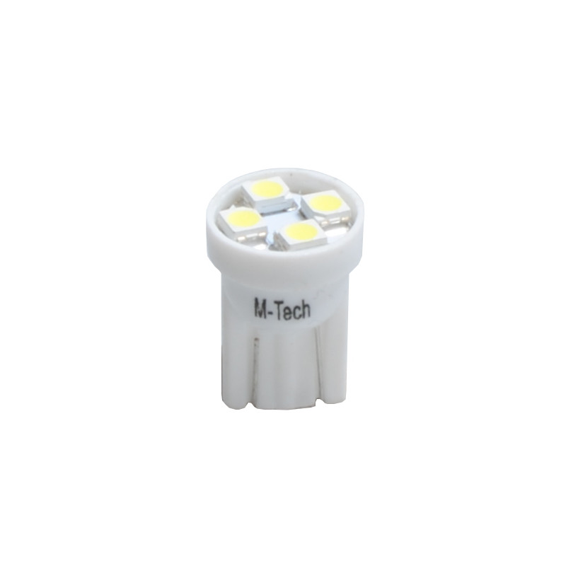 LED L017W - W5W 4XSMD3528 Alb