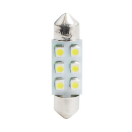 LED L028W - C5W 36mm 6XSMD3528 Alb