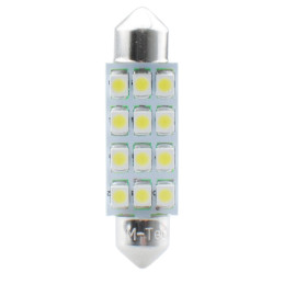 LED L030W - C5W 41mm 12XSMD3528 Alb