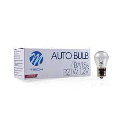 Bulb M-Tech BA15S P21W S25 21W 12V Clear