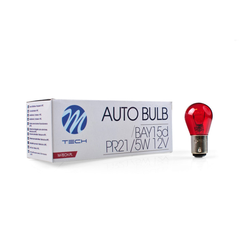 M-Tech Bulb Bay15d P21/5W 21/5W 12V Red