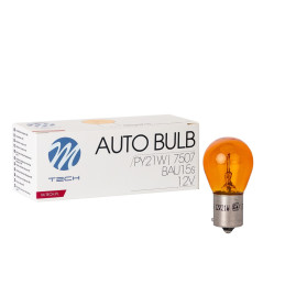 Bulb M-Tech BAU15S PY21W 21W 12V chihlimbar