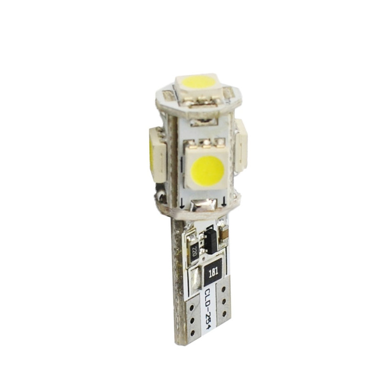 LED L321W - W5W 5XSMD5050 Canbus White