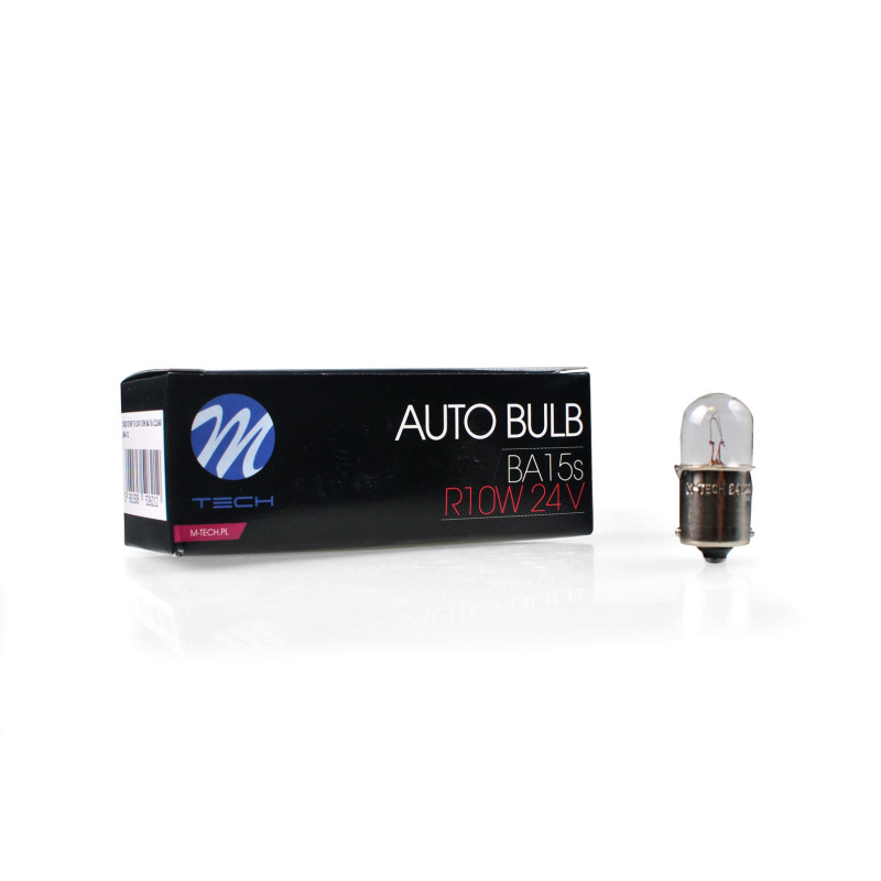 Bulb M-Tech BA15S R10W 24V/10W Clear
