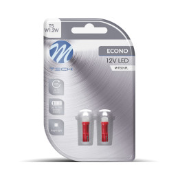 Blister 2X LED L053R - T5 1XSMD 5050 RED
