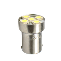 LED L075W - BA15S G18 5XSMD5050 Alb