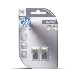Blister 2X LED L069W - W5W 4XSMD2835 White
