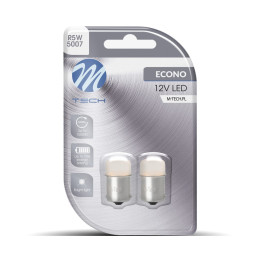 LED -ul Blister 2X L033Y - BA15S 9led 5mm galben