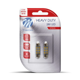 LED BLISTER 2X L928W - C5W 36mm 6xsmd2835 24V White