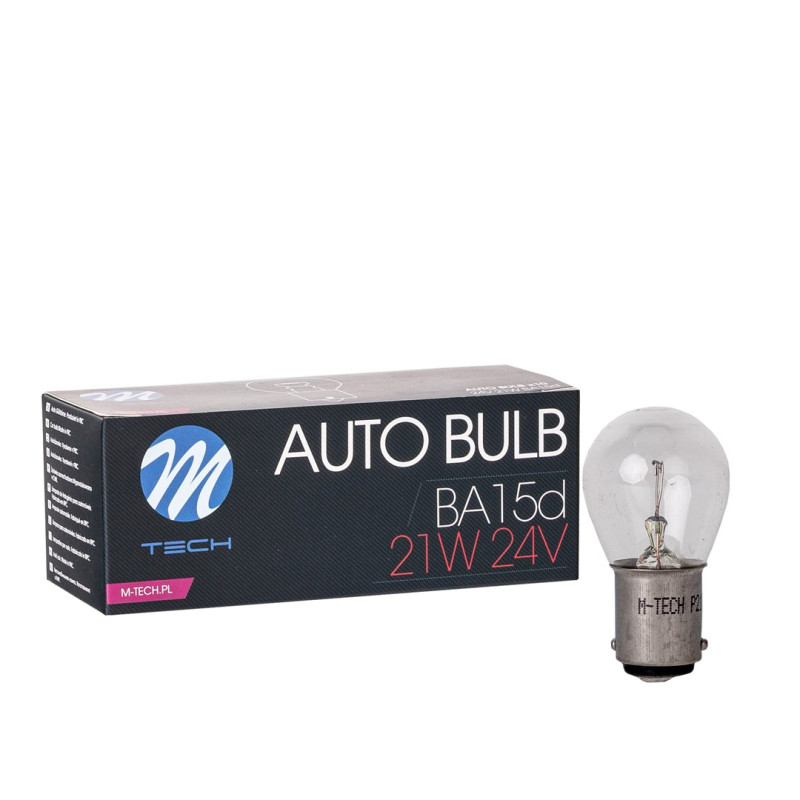 Bulb M-Tech BA15D 24V/21W Clear