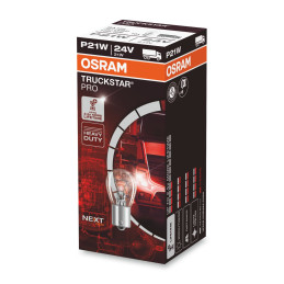 Halogen OSRAM Truckstar Pro +100% BA15S 21W 24V P21W