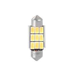 LED L815WW - C5W 36mm 9XSMD5630 12V Alb cald