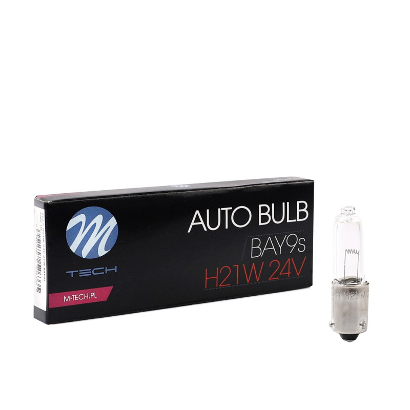Bulb M-Tech H21W 24V 21W Bay9s Clear