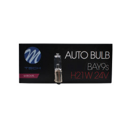 Bulb M-Tech H21W 24V 21W Bay9s Clear