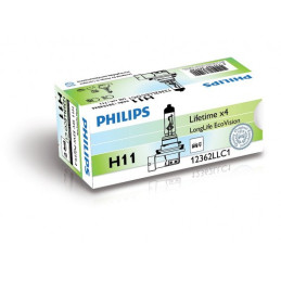 Philips H11 Longlife Ecovision PGJ19-2 12V 55W C1