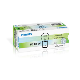 Philips P21/5W Longlife Ecovision 12v41050 Bay15d CP