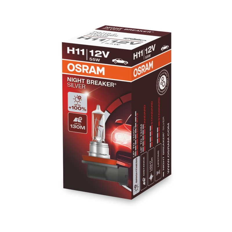 Night BreakerÂ® Silver H11