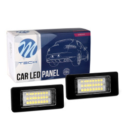 LED de inmatriculare de inmatriculare Light Skoda Fabia II 18SMD