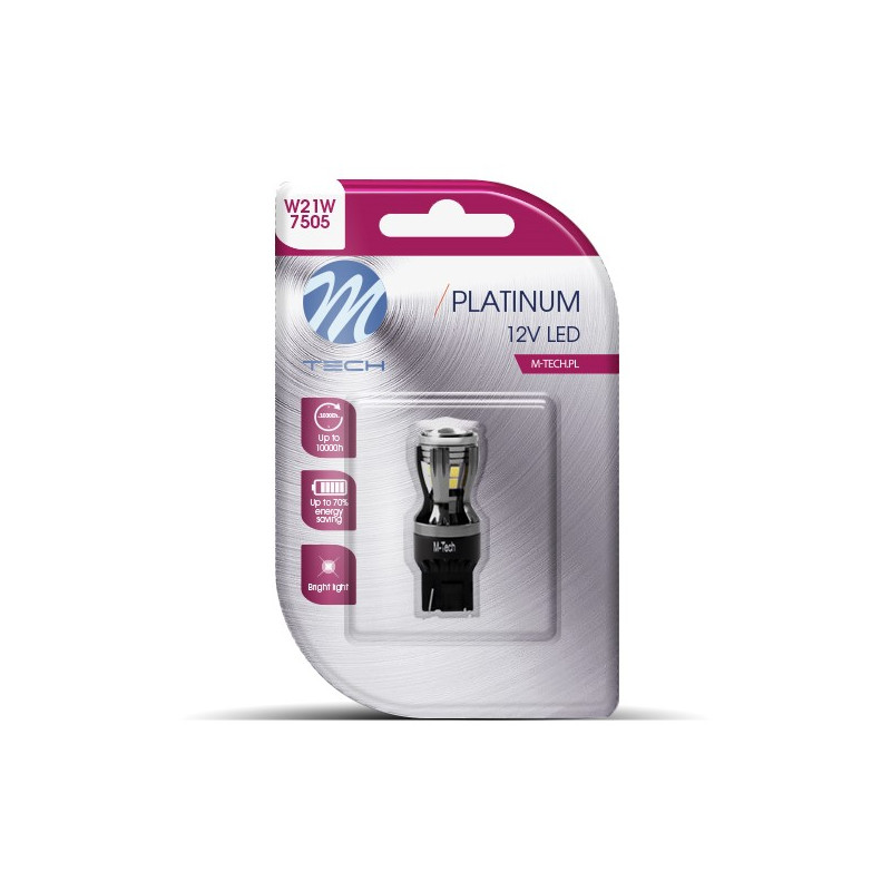 LED -ul BLISTER 1X L822W - T20 Single Beam 14X2835SMD CANBUS 12-24V alb