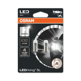 OSRAM LEDRIVINGÂ® 3893DWP-02B 0,8W/12V Ba9S â‰  "T4W" White 6000K