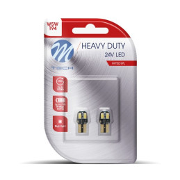 BLISTER 2X DOODE LED L9806 - W5W CANBUS 4XSMD5630 WHITE 24V