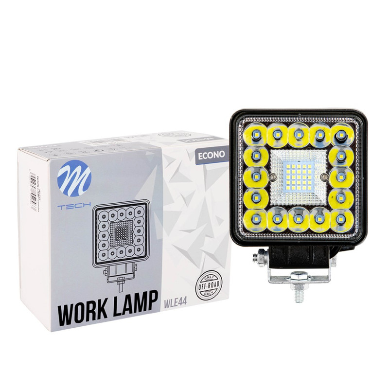 Lampa de lucru M-Tech Econo 4 "41xSMD3030-Square 42W 10-30V Combo