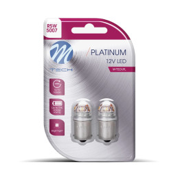 Blister 1x Diode LED M-Tech Platinum R5W 5x2835SMD 1W 12-24V Canbus, Amber