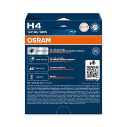 Osram Cool Blue Intense 64193CBN-2HB H4 P43T 12V 60/55W