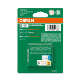 OSRAM Ultralife 7506ult-2Bl P21W BA15S 12V 21W