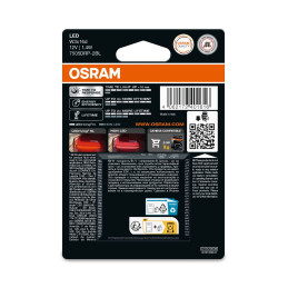 OSRAM LEDRIVIN SL 7505DRP-2BL ~ W21W W3X16D 12V 1,4W