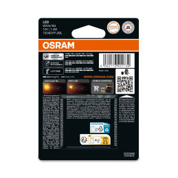 OSRAM LEDRIVIN SL 7504DYP-2BL ~ WY21W WX3X16D 12V 1,3W