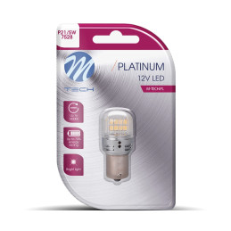 Blister 1x Dioda LED M-Tech Platinum P21/5W 1157 16x2835SMD 12-30V Canbus, alb