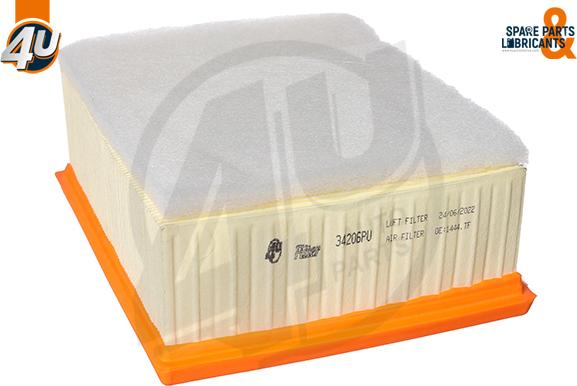 PSA 1444R1 - Filtru aer directpiese.ro