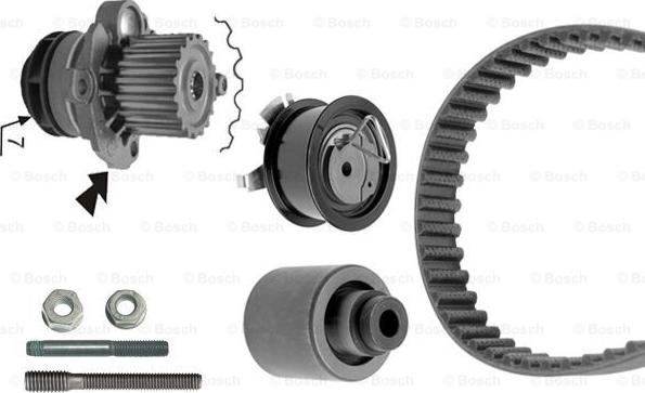 BOSCH 1 987 948 869 - Set pompa apa + curea dintata directpiese.ro