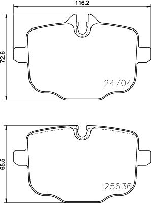 BMW 34 20 7 884 979 - Set placute frana,frana disc directpiese.ro