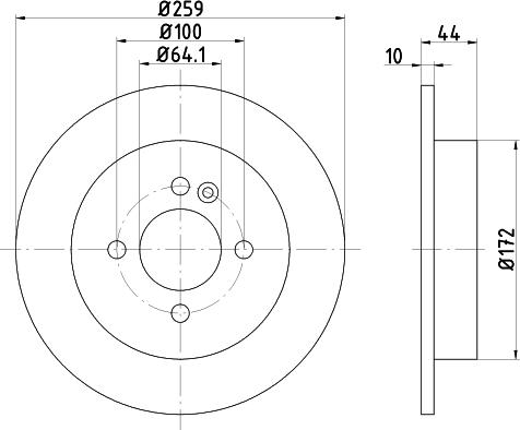 Textar 92107603 - Disc frana directpiese.ro
