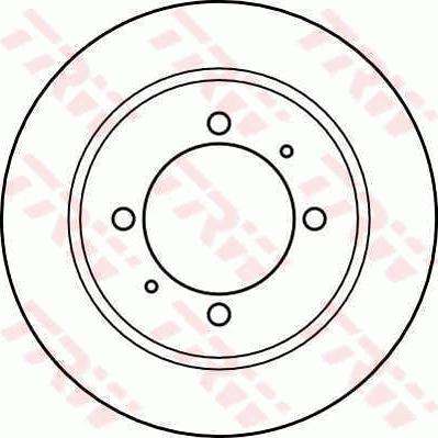 TRW DF4082 - Disc frana directpiese.ro