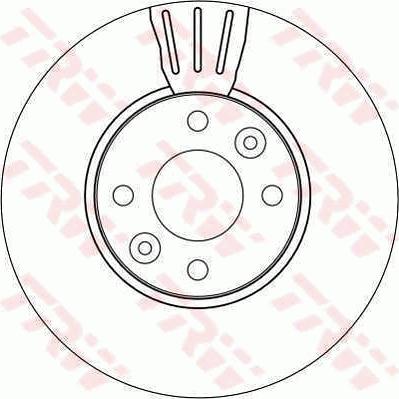 TRW DF4267 - Disc frana directpiese.ro