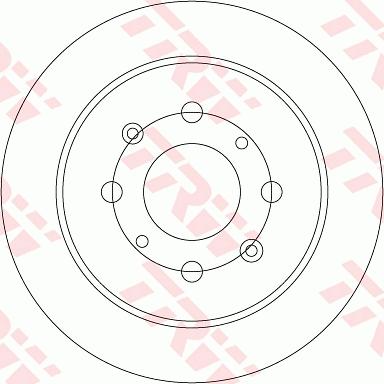 TRW DF6673 - Disc frana directpiese.ro