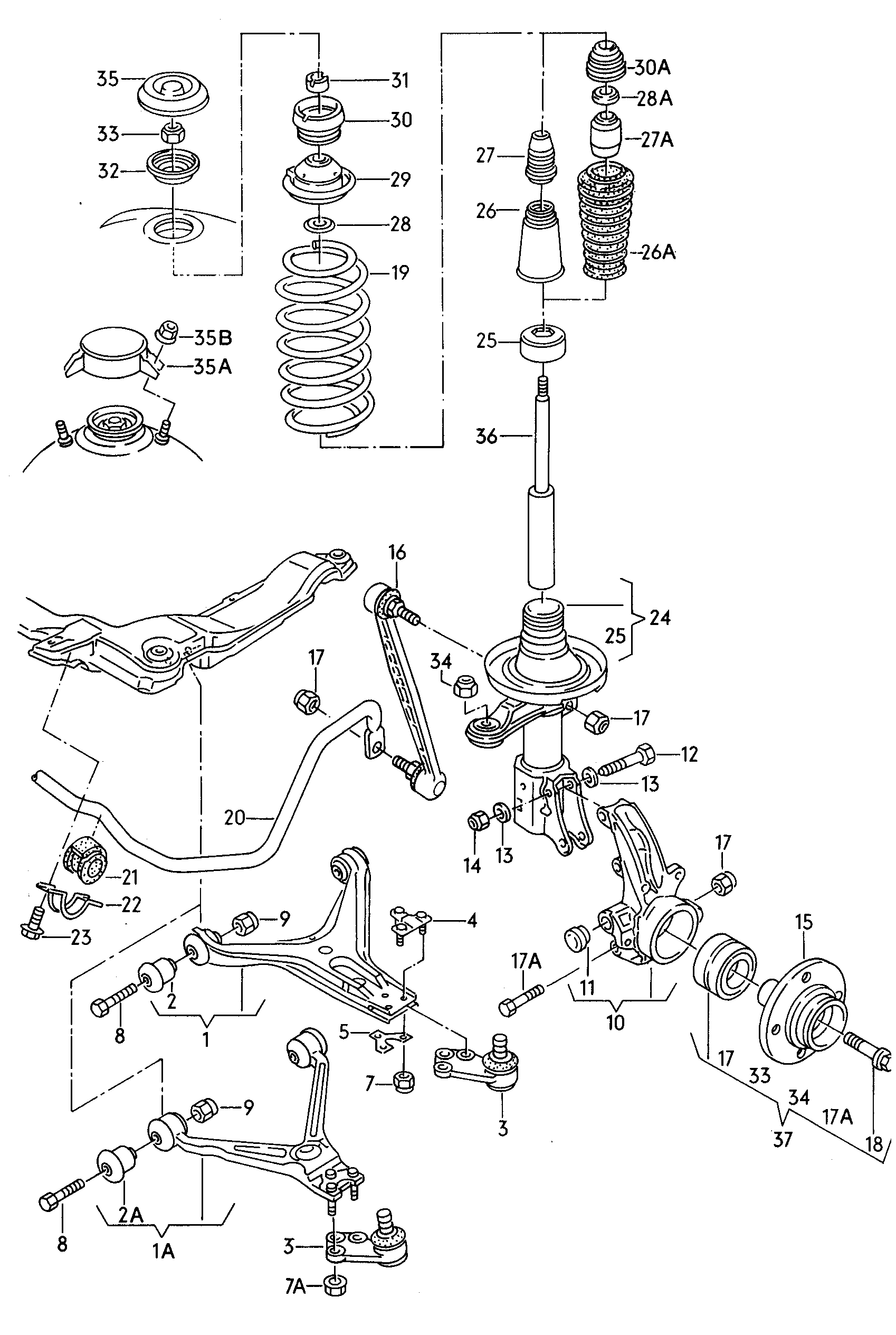 FAG 818 0063 10 - Brat / bieleta suspensie, stabilizator directpiese.ro