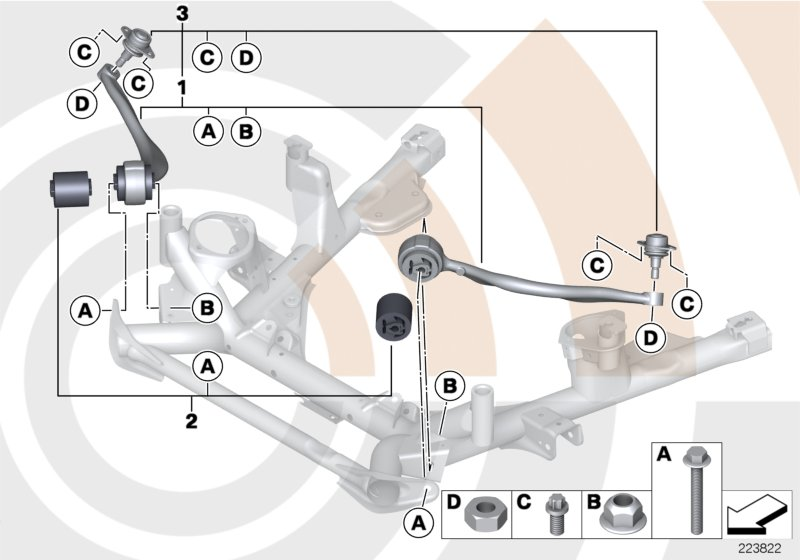 VAICO V20-2803 - Set reparatie, bara stabilizatoare directpiese.ro