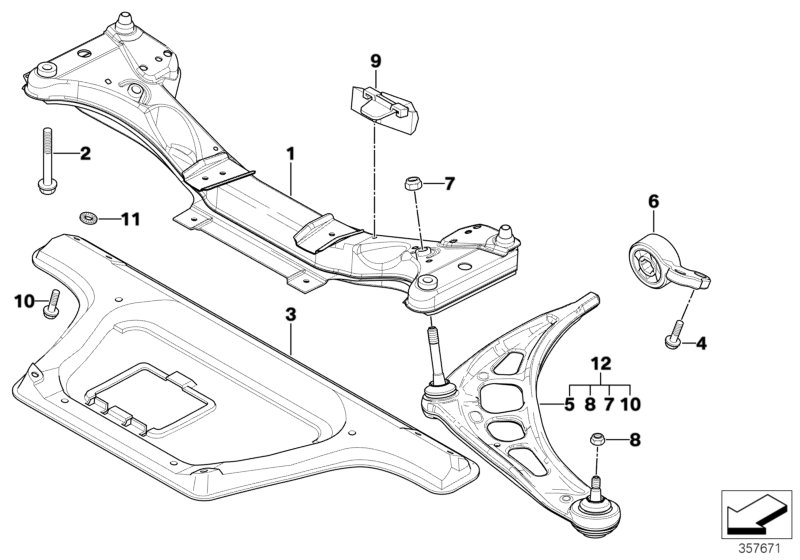 BMW 31 12 2 341 297 - Brat, suspensie roata directpiese.ro