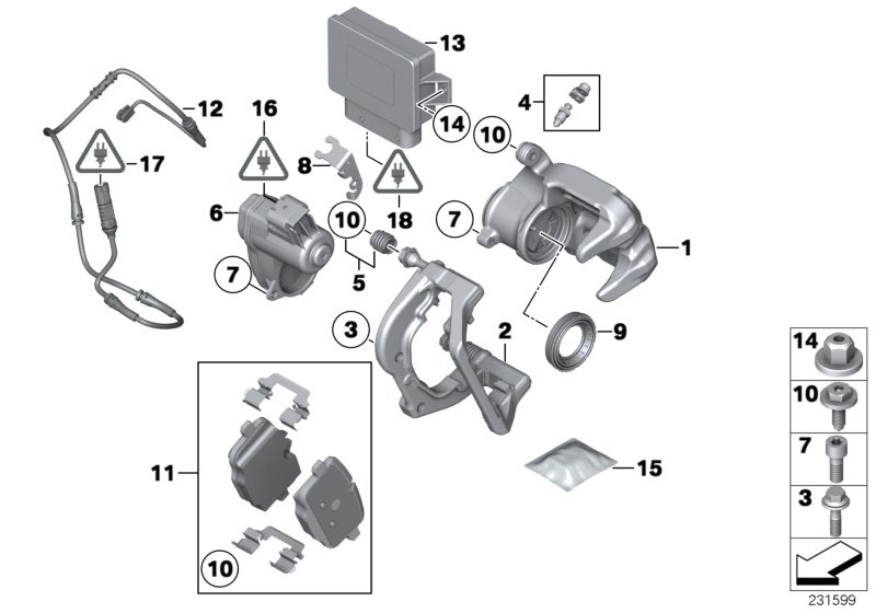 BMW 34216791017 - Etrier frana directpiese.ro