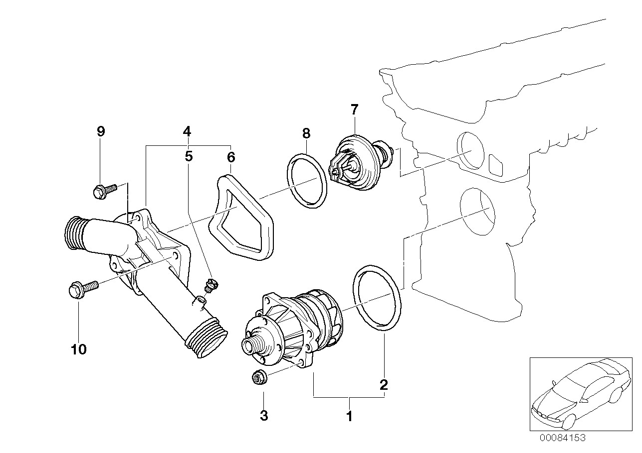 Febi Bilstein 23740 - Termostat,lichid racire directpiese.ro