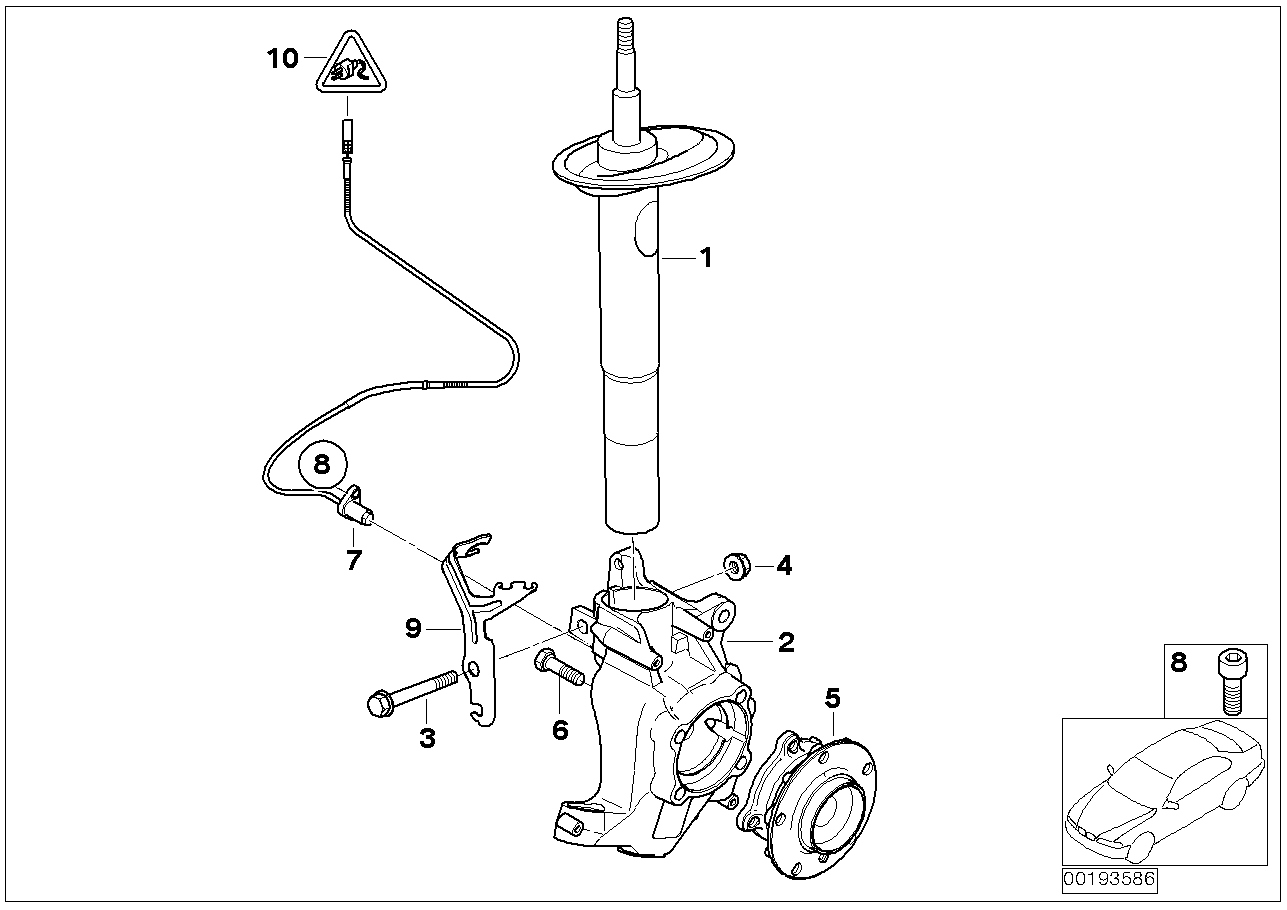SACHS 310 495 - Amortizor directpiese.ro