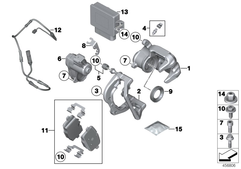 BMW 34216793047 - Etrier frana directpiese.ro