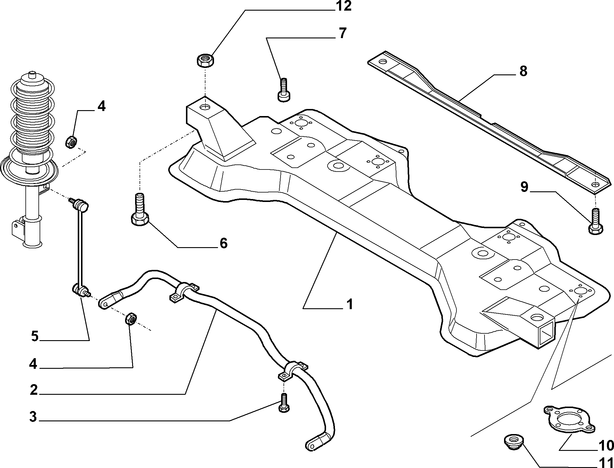 GM 55700753 - Brat / bieleta suspensie, stabilizator directpiese.ro