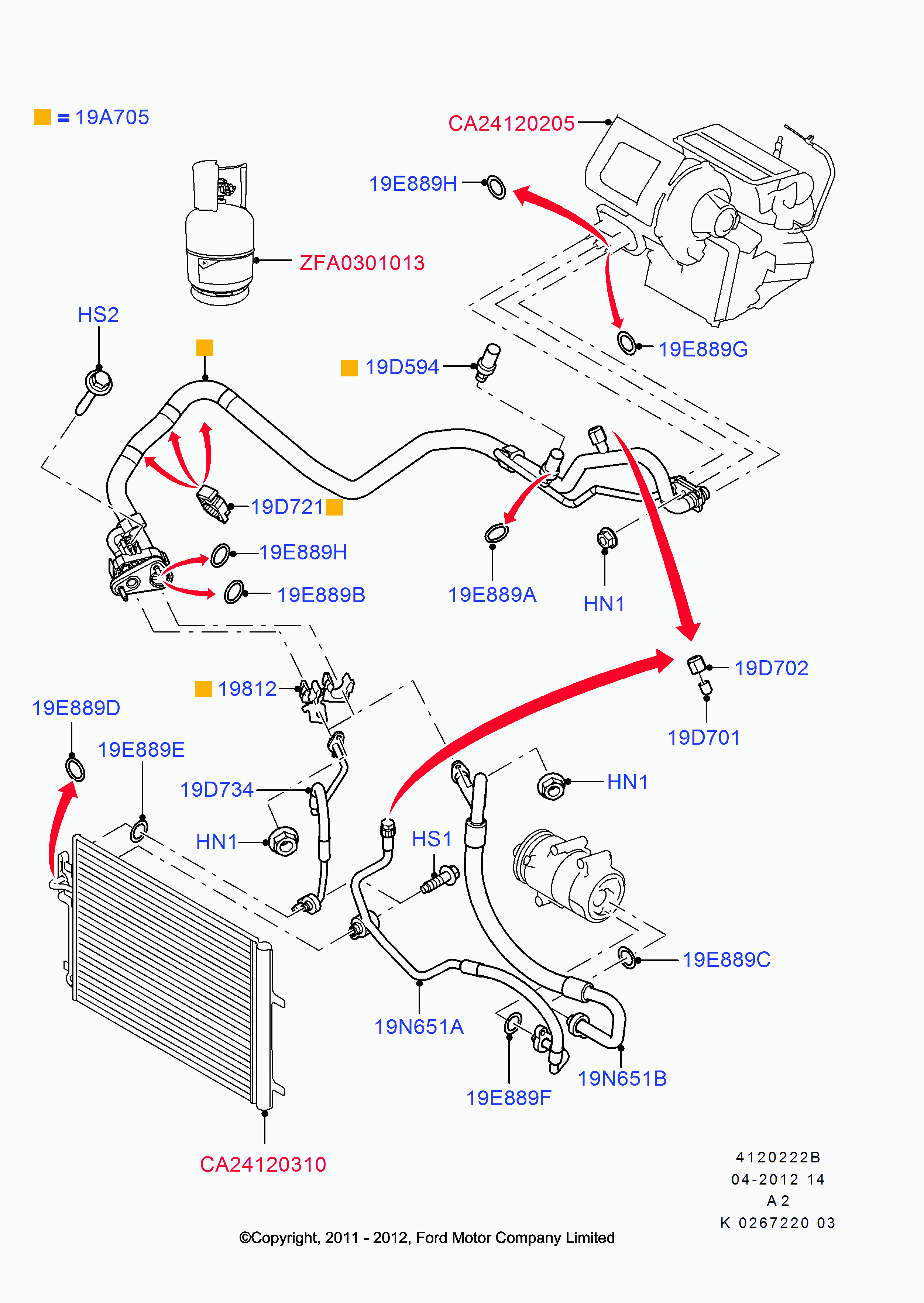 FORD 4479165 - Inel de etansare directpiese.ro