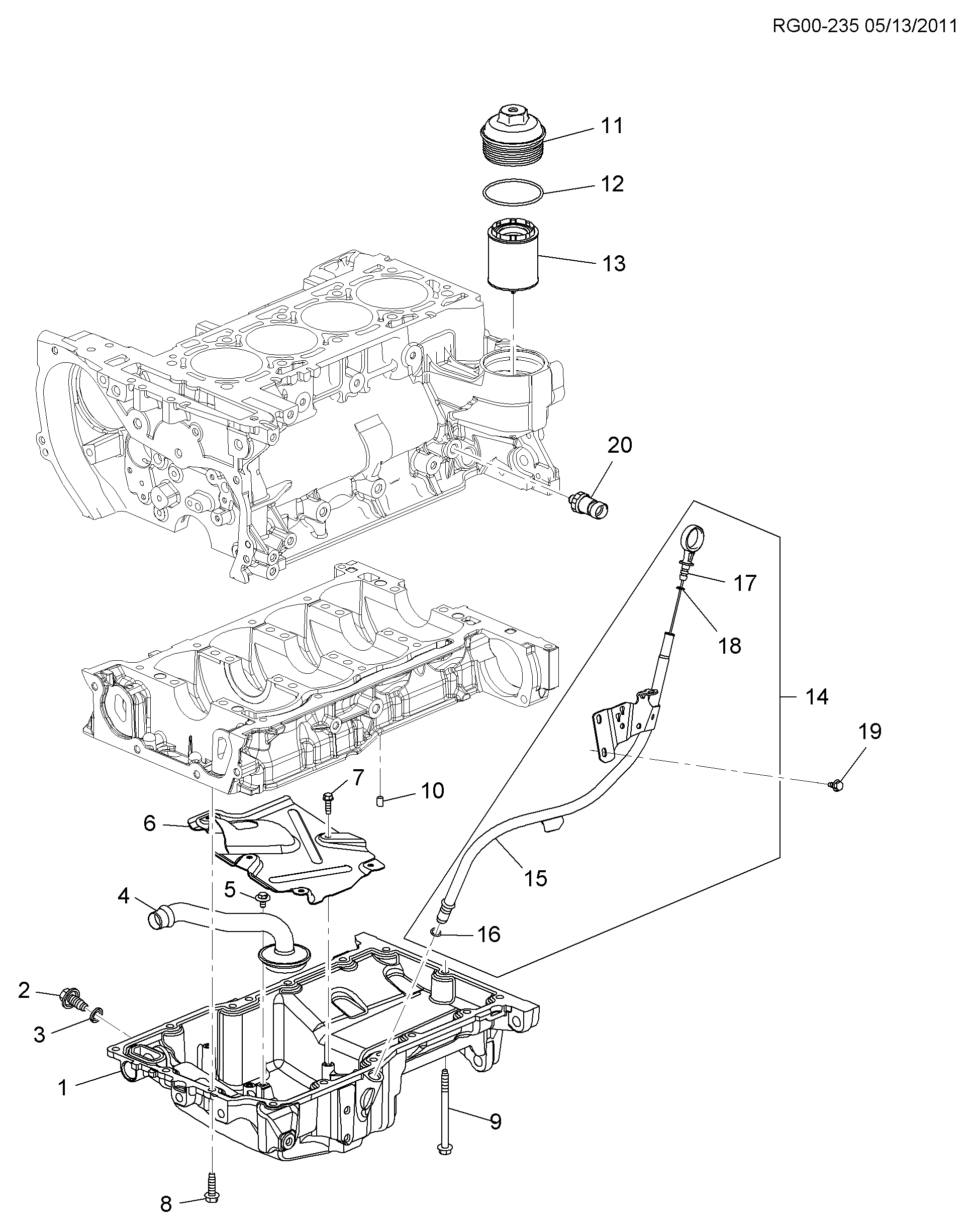 SAAB 11 562 588 - Surub de golire,baia de ulei directpiese.ro